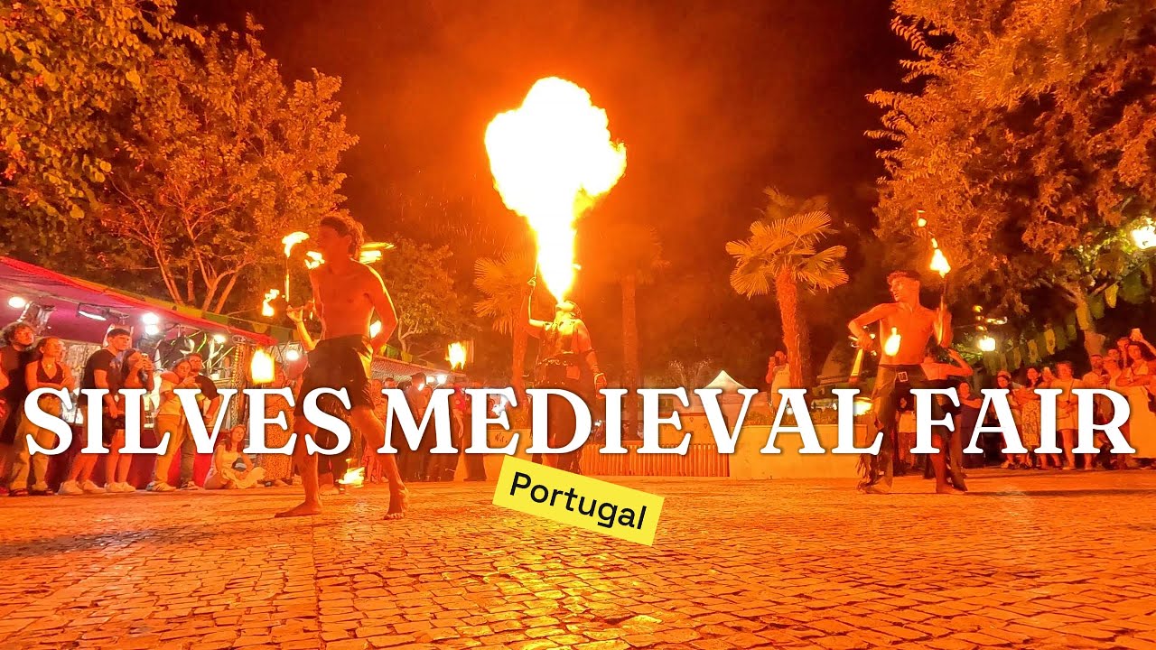 Silves Medieval Fair 2025 🇵🇹 | Fire Breathers, Rope Dancers & Festival Vibes in Portugal