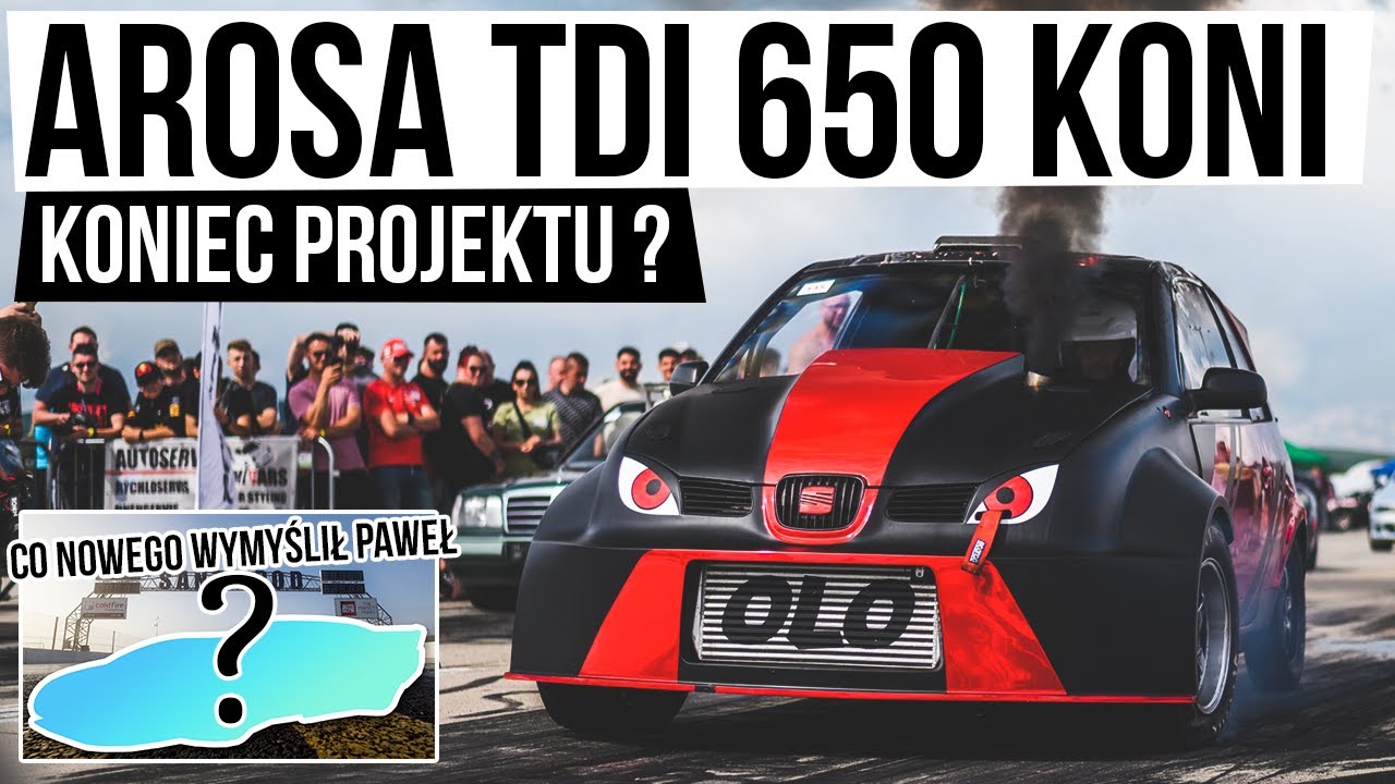 Arosa 1.9TDi ponad 650 koni! Paweł zdradza kulisy budowy auta i opowiada o przygodzie z 1/4 mili
