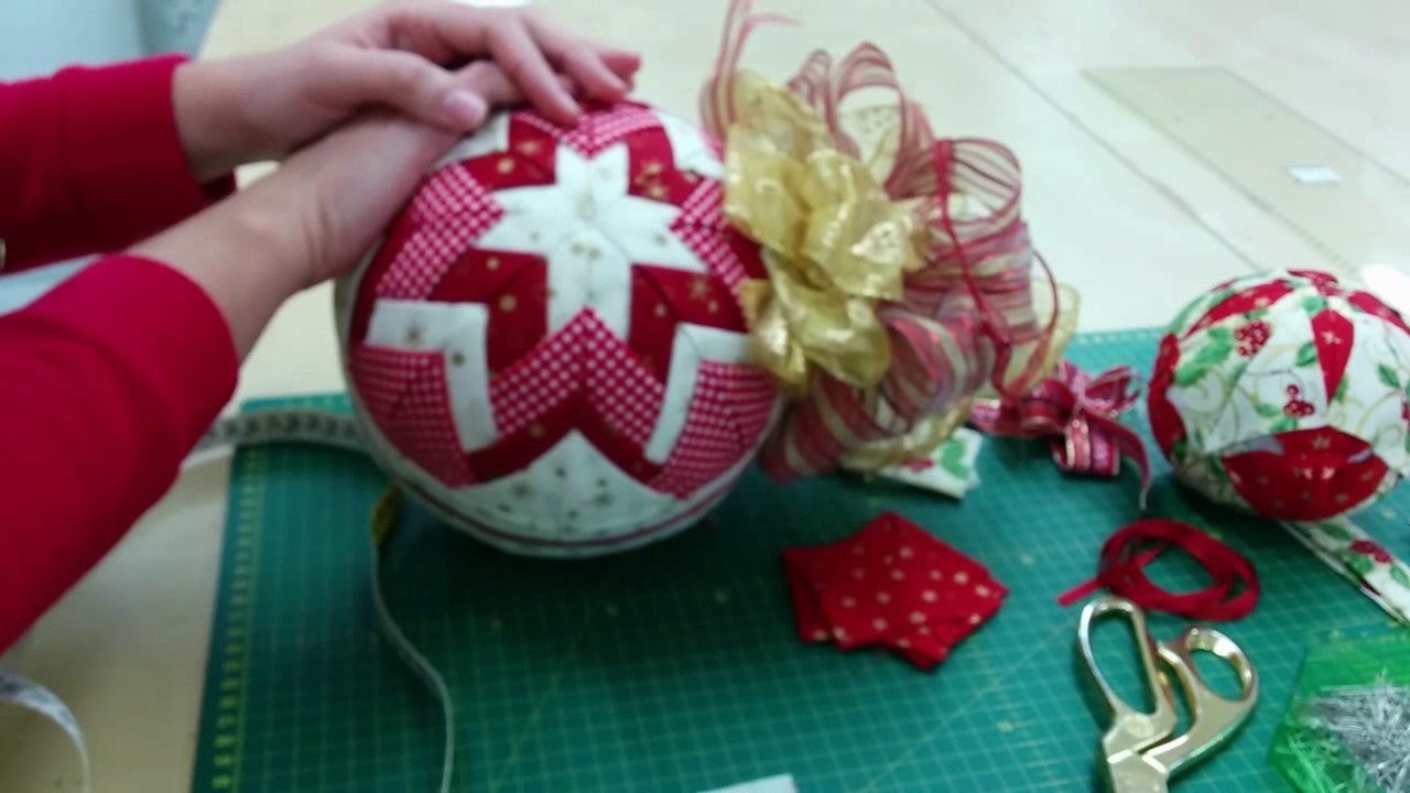 TUTORIAL BOLA DE NAVIDAD PATCHWORK (POLIESPAN /ANIME)