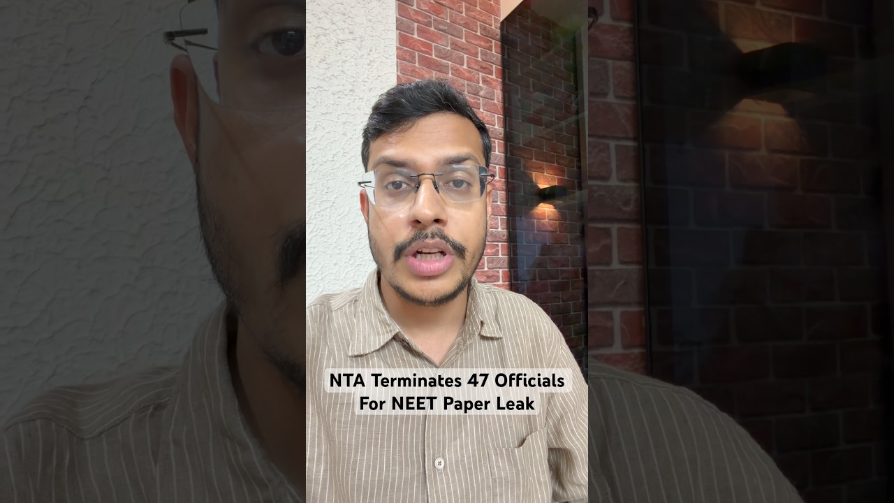 NTA Terminates 47 Officials! Big Action After NEET Controversies? | Dr. Anand Mani #ntalatestnews