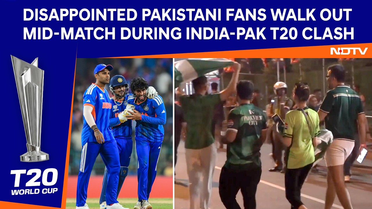 T20 World Cup: Disappointed Pakistani Fans Walk Out Mid-Match During India-Pakistan T20 Clash