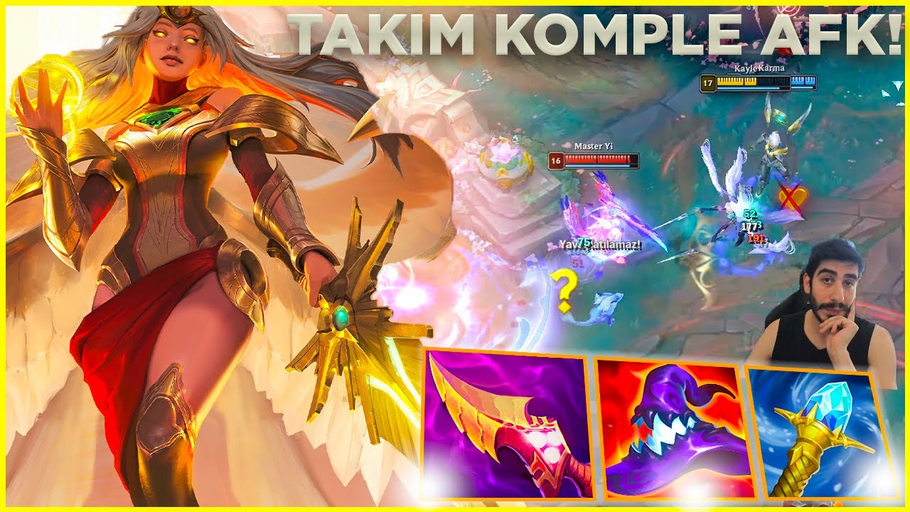 DAKİKA FARM YAPARAK TROLLEYEN TAKIMI TAŞIMAYA ÇALIŞIYORUM! | Kayle vs. Darius