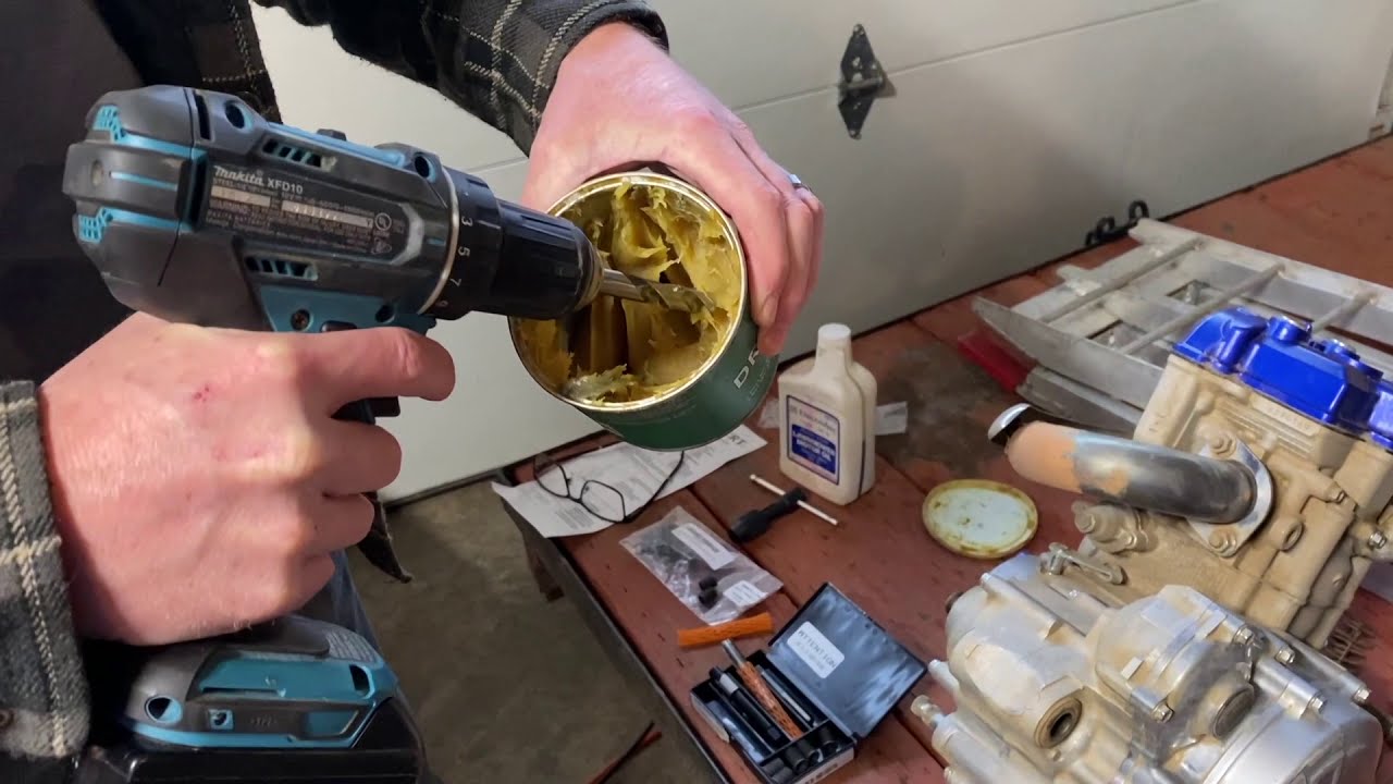 YZ250FX Stripped Drain Plug Repair with Time-Sert