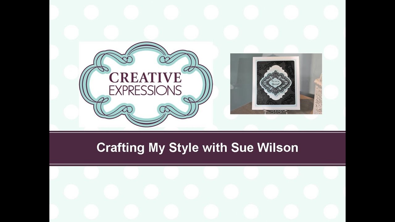 Craft Dies by Sue Wilson -- Tutorial Video -  Pyramised Delicate Lace for Creative Expressions