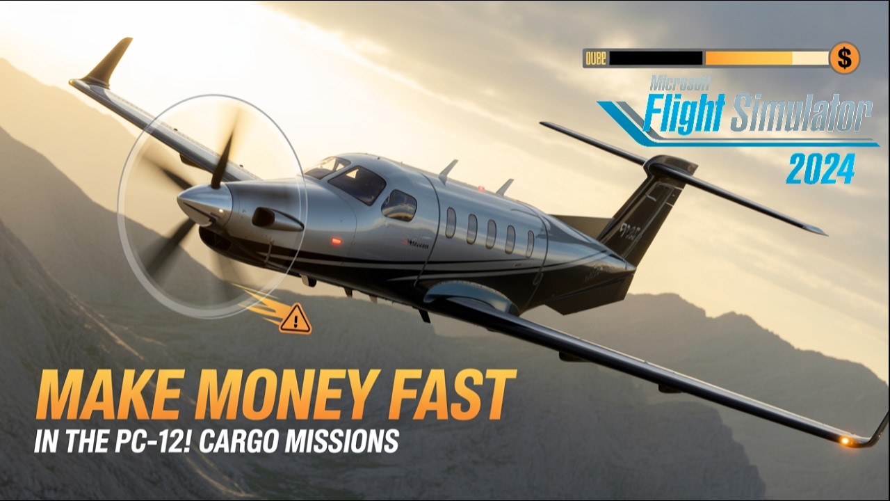 How to Make Money Fast in MSFS 2024 with the Pilatus PC-12 | Zero to Hero Ep. 31