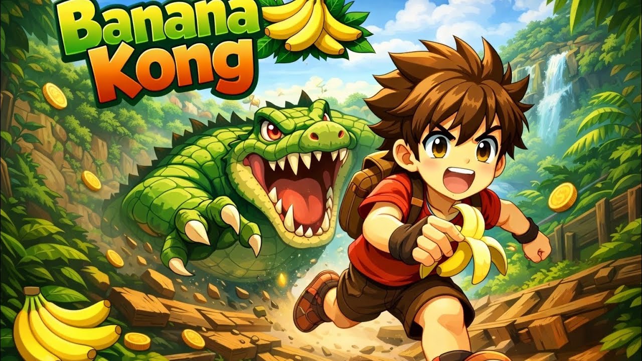 🦍🔥 BANANA KONG – JUNGLE KA ULTIMATE KING RUN ⚡