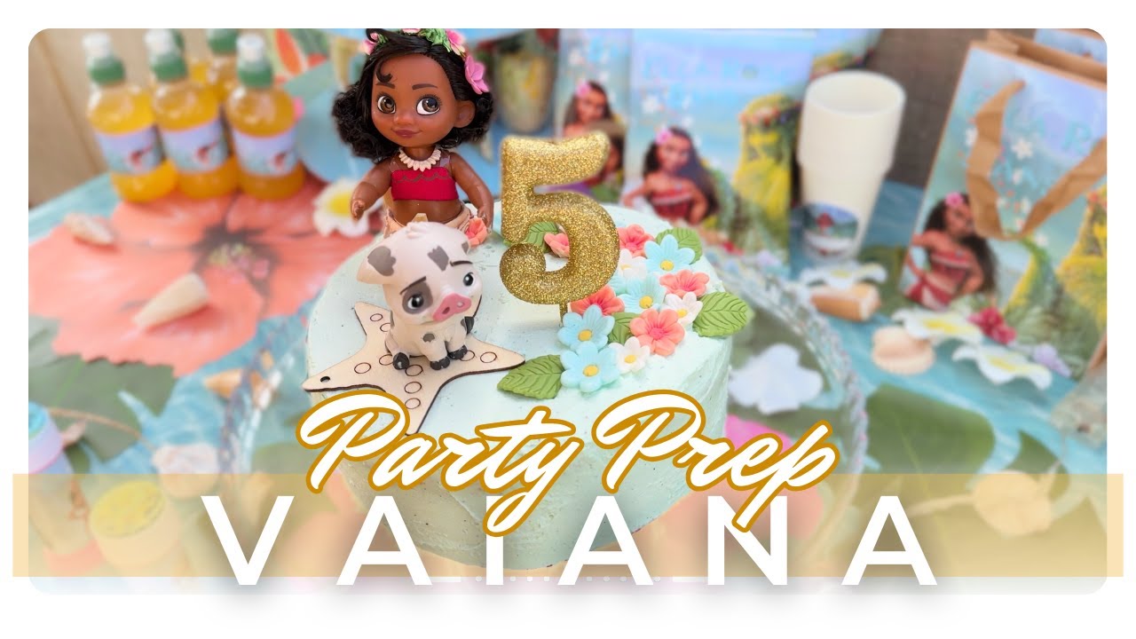 🌺 Vaiana Party Prep | DIY & Idées Déco pour un anniversaire