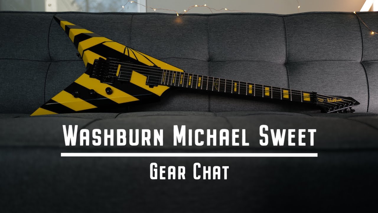 Yellow, Black and Sweet. Washburn Michael Sweet V260FR Signature guitar Gear Chat