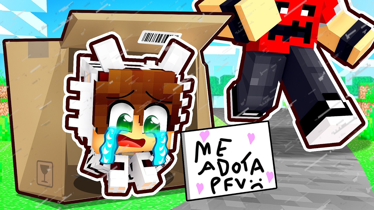 NINGUEM QUER ADOTAR O BEBE TIGRE BRANCO no Minecraft