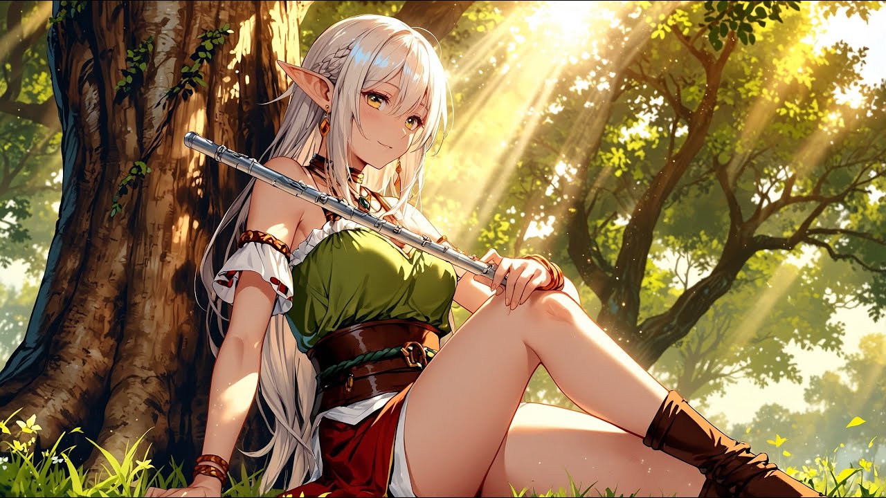 Whispers of the Elven Forest – Peaceful Medieval Music | Relaxing Fantasy Soundscapes