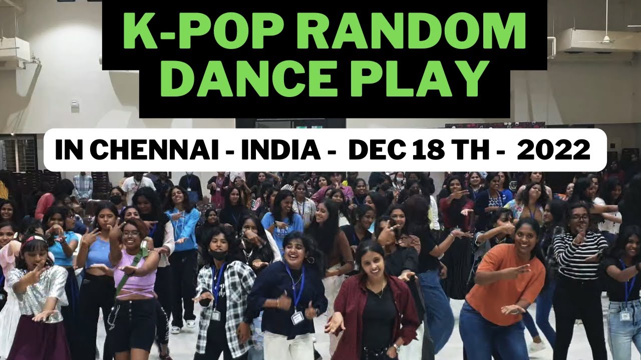 K-Pop Random Dance Play at The K-Wave India Annual Meet - Chennai India [18-12-22]  + Dj Party time