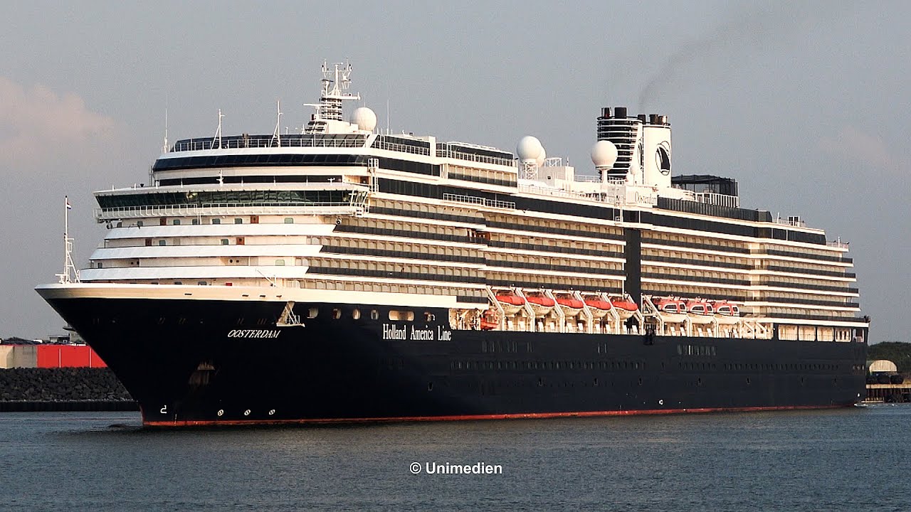 OOSTERDAM | the fantastic ship horn of the Holland America Line cruise ship | 4K-Quality-Video