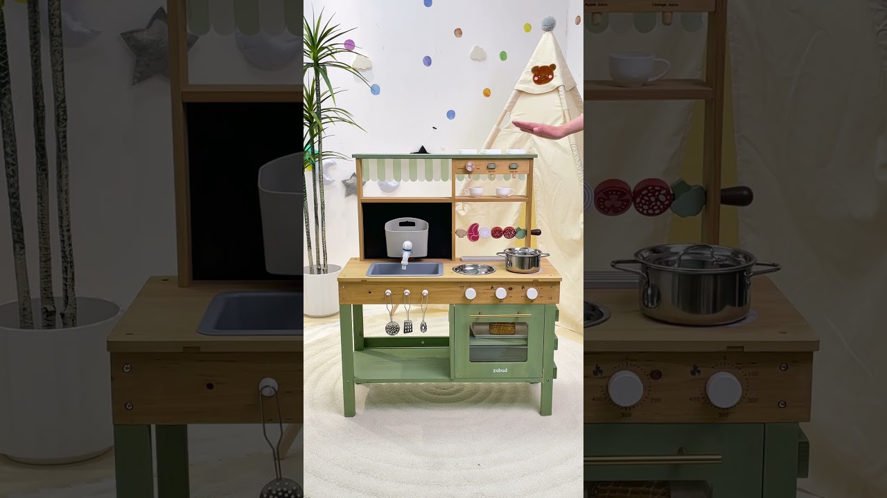 Toddler Imaginary Playtime | Robud Pretend Kitchen Collection  #roomdecor #kitchen