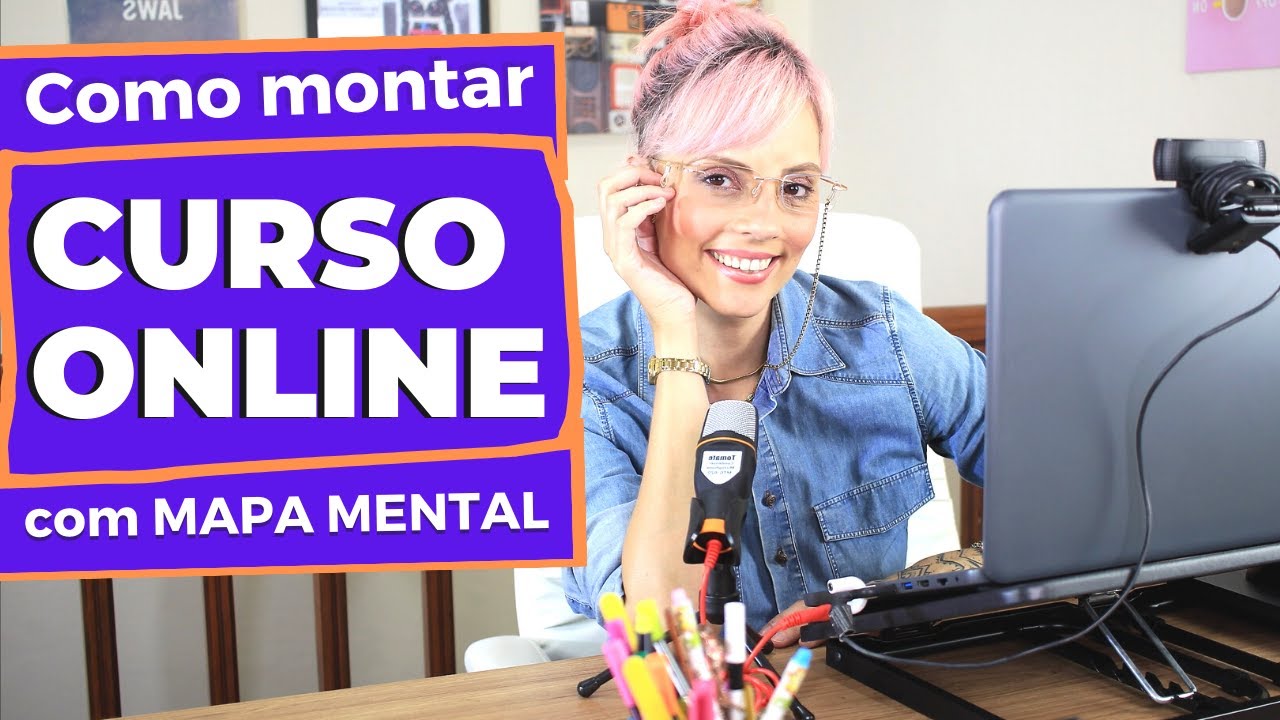 Como montar seu CURSO ONLINE usando MAPA MENTAL (Planejamento Pedagógico)