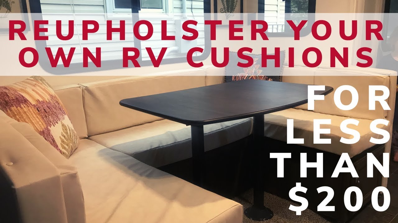 How to Sew RV Dinette Cushions | Easy Camper Cushions | DIY RV Dinette | Camper Upgrades