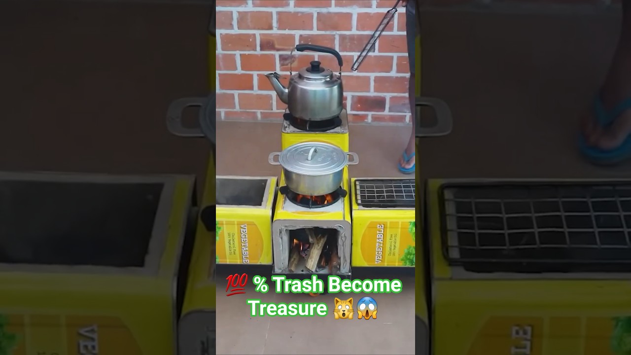 💯 % Amazing Transformation 😱 Trash to Treasure ♻️ ✅️ #diy #crafts #trashart #trashtotreasure