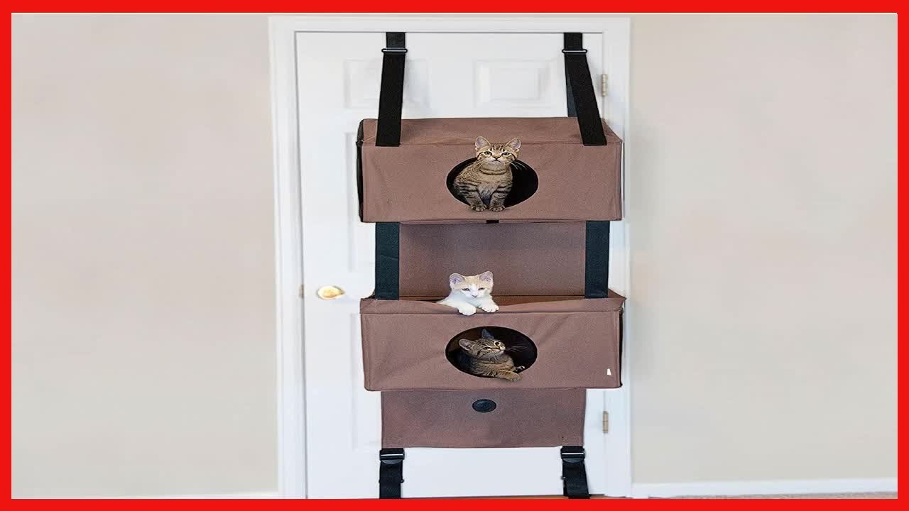 K&H Pet Products Hangin' Feline Funhouse Cat Furniture Tan Small 70 X 22 X 12 Inches