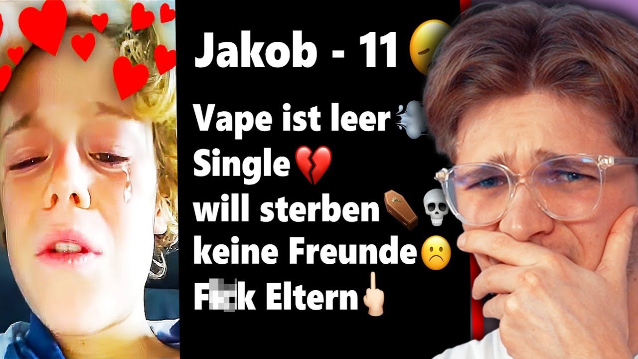 Junge denkt er ist depressiv