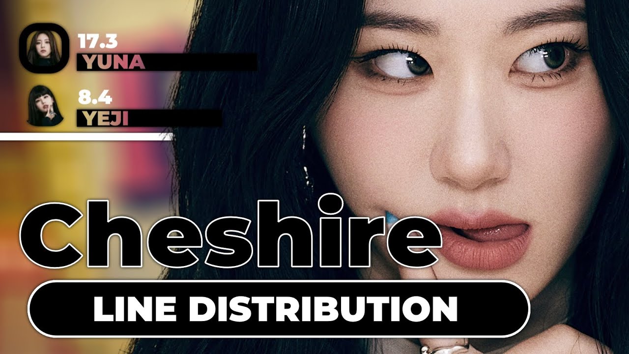 Itzy - Cheshire (Line Distribution + Color Coded