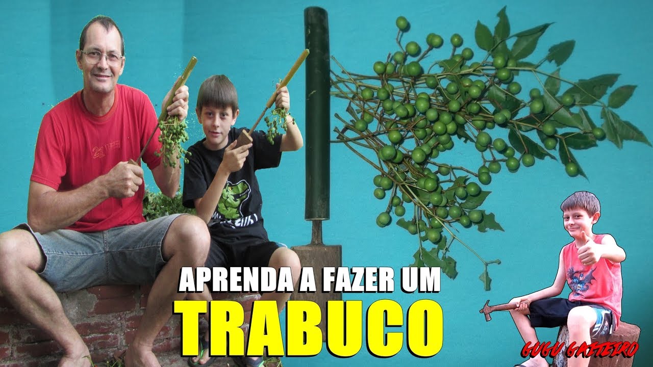 Como Fazer um TRABUCO DE MADEIRA