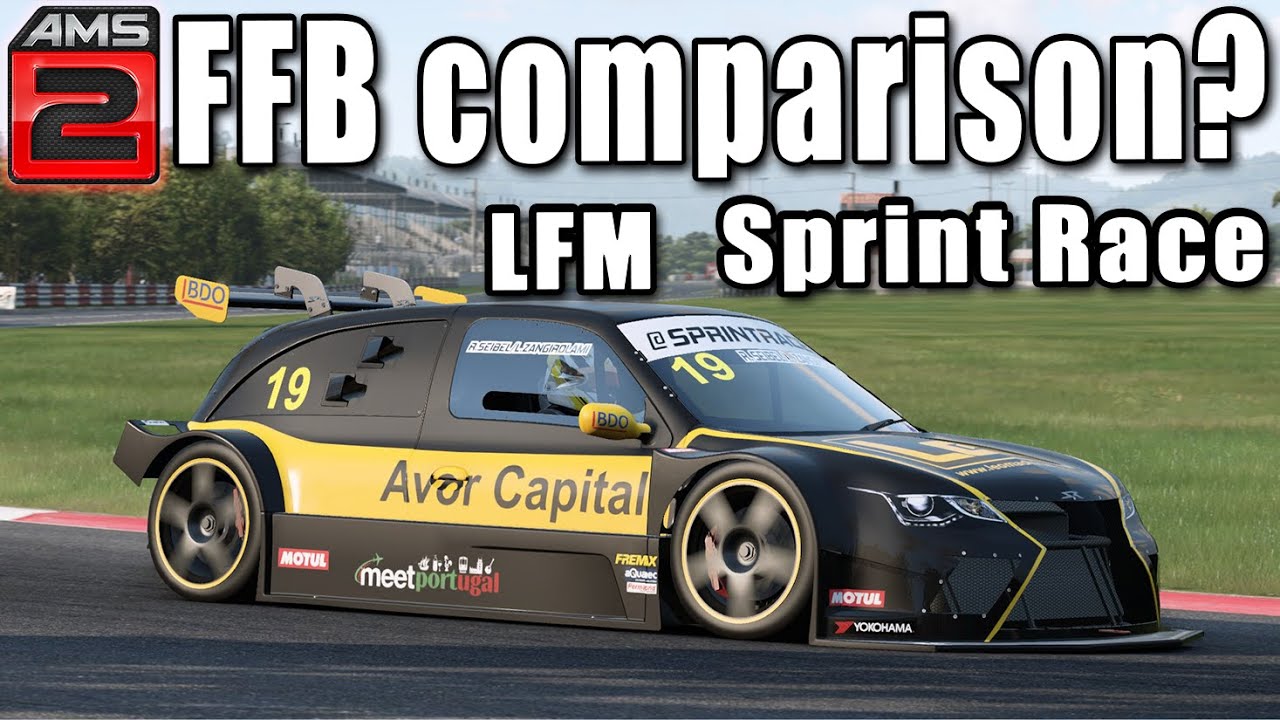 FFB Comparison in Automobilista 2 | LFM Sprint Race at Guaporé – Fastest Race Laps + FFB Settings
