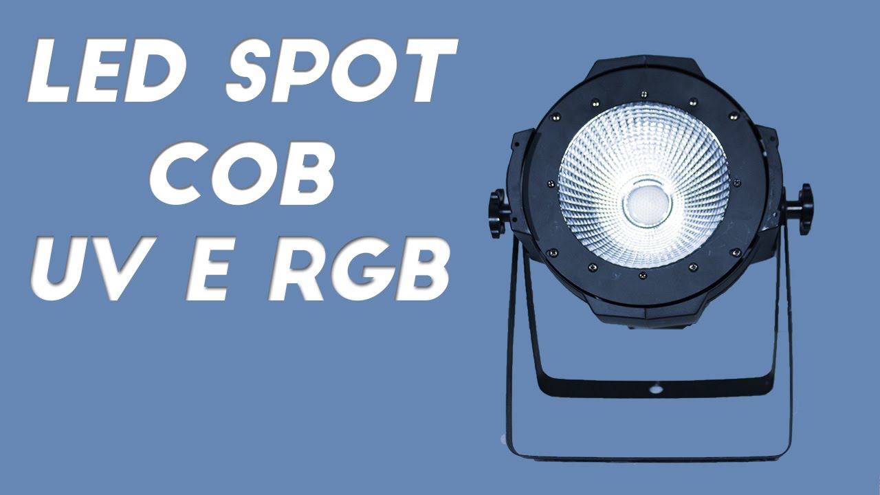 LED Spot COB RGB e UV  - Star Lighting Division