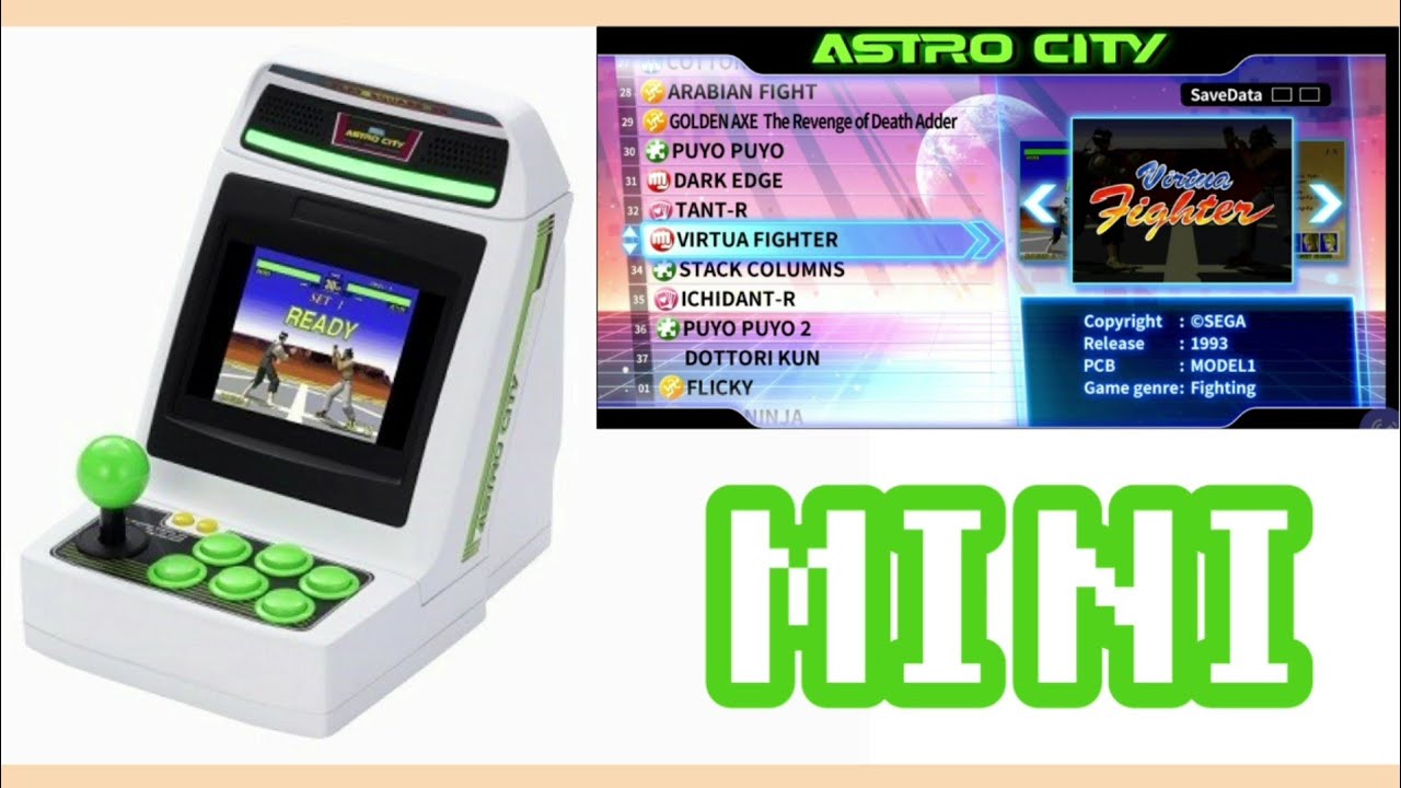 [레트로게임기] 세가 아스트로 시티 미니 (SEGA Astro City Mini Arcade game machine)어머!이건 사야 돼!!