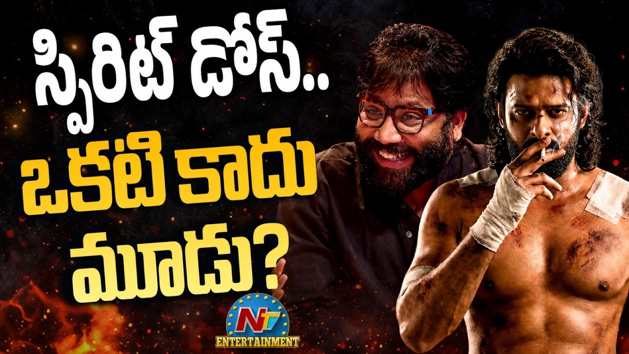 Prabhas In Triple Role For Sandeep Reddy Vanga's Spirit || NTVENT