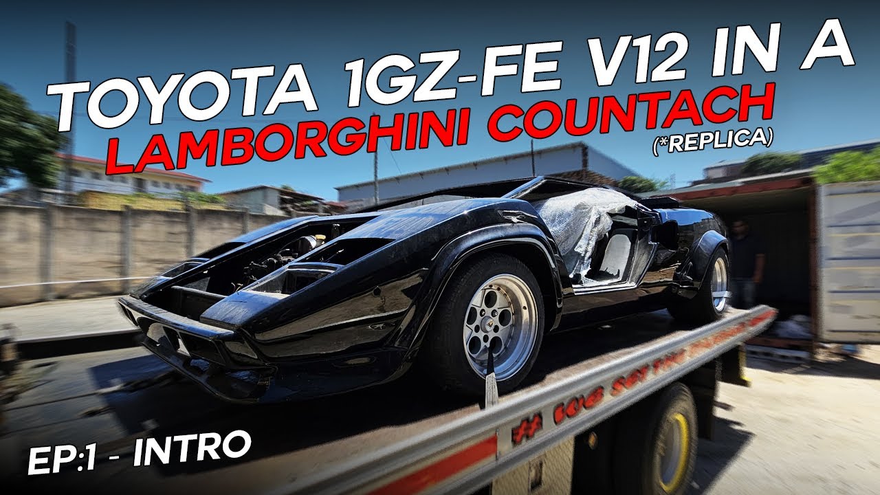 Building A Lamborghini Countach Replica With A 5L V12 Toyota 1GZ-FE - Ep: 1 (Introduction)