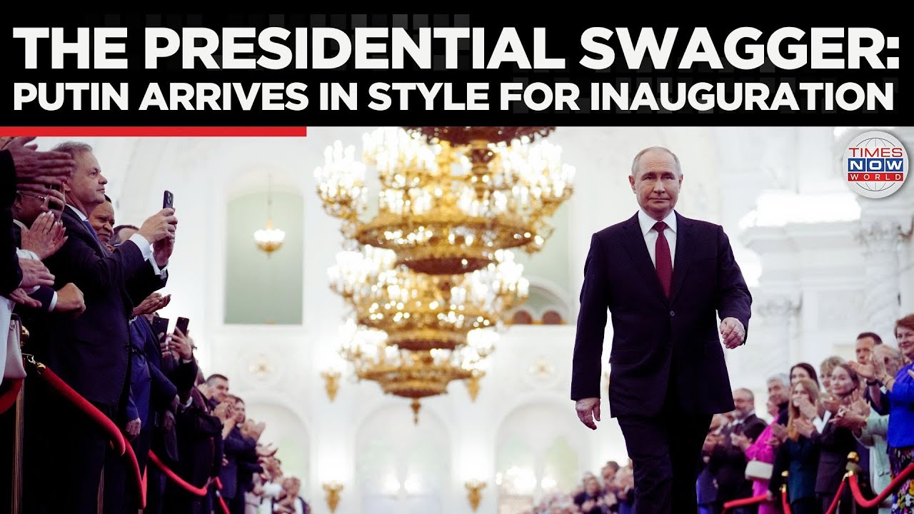 Putin's Presidential Grandeur: The Magnificent Arrival for His 5th Inauguration
