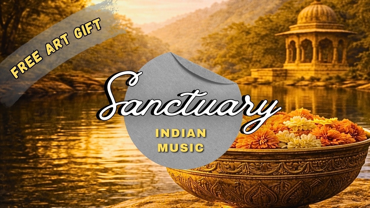 Indian Sanctuary — Ultra Minimal Traditional Music for Deep Focus & Presence 🧘🏽‍♂️ + Free PDF