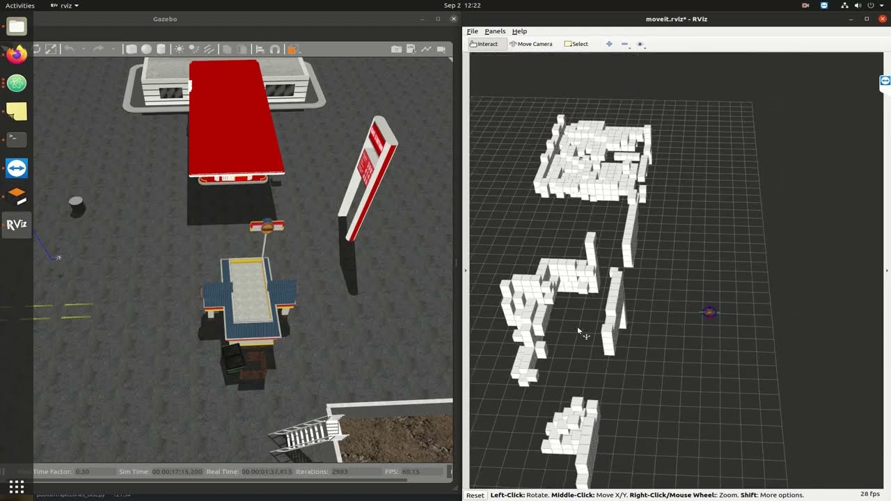 Autonomous drone simulation using ROS and Gazebo @ UniBW Munich | Realistic city environment