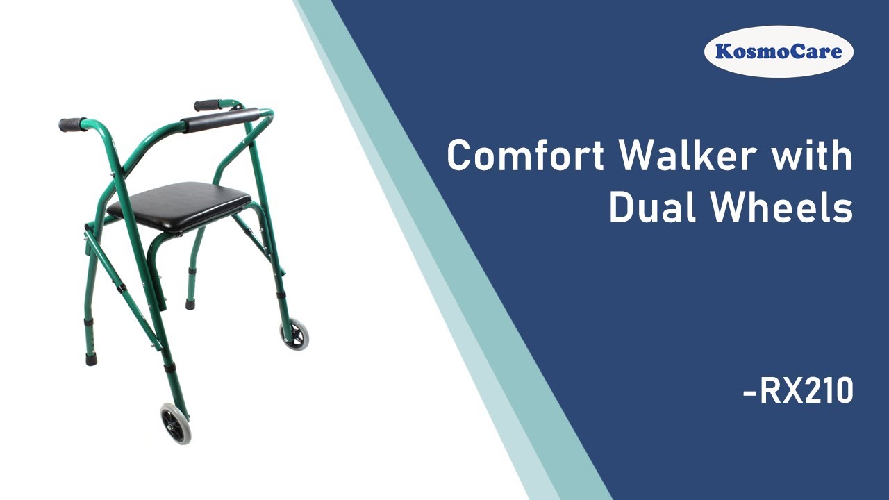 KosmoCare Comfort Walker with castors - Features (RX210) - 2017