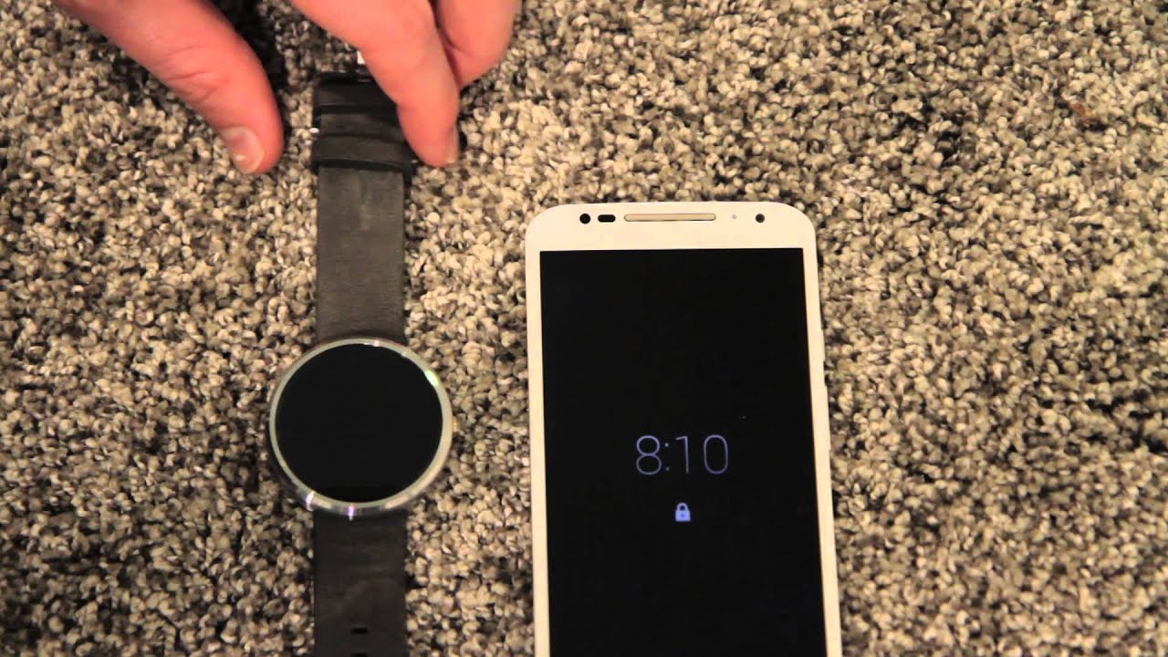 Android wear apps on the Moto 360: camera remote