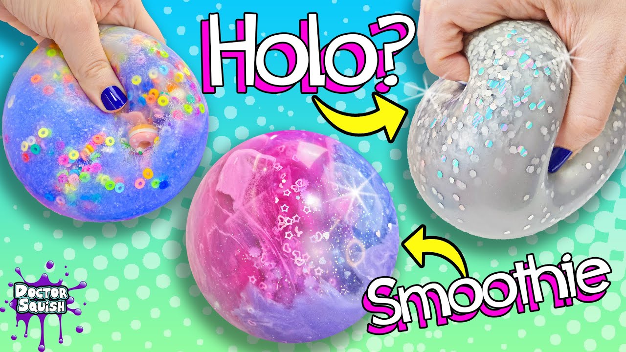 Make Your Own Stress Ball! Slime Smoothie Stress Ball Fidget DIY