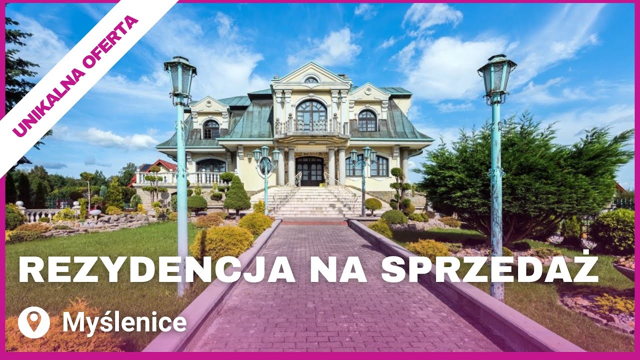 Luksusowa Rezydencja na Sprzedaż w Myślenicach – Unikalny Dom z Przestronnym Ogrodem