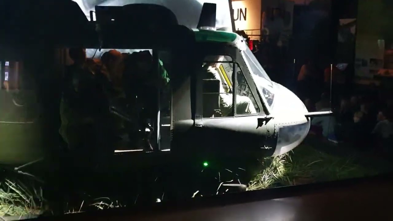 Canberra War Memorial Helicopter Landing Simulation