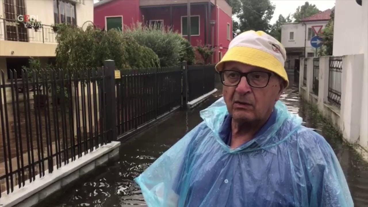Maltempo nel Veneziano, allagamenti a Oriago