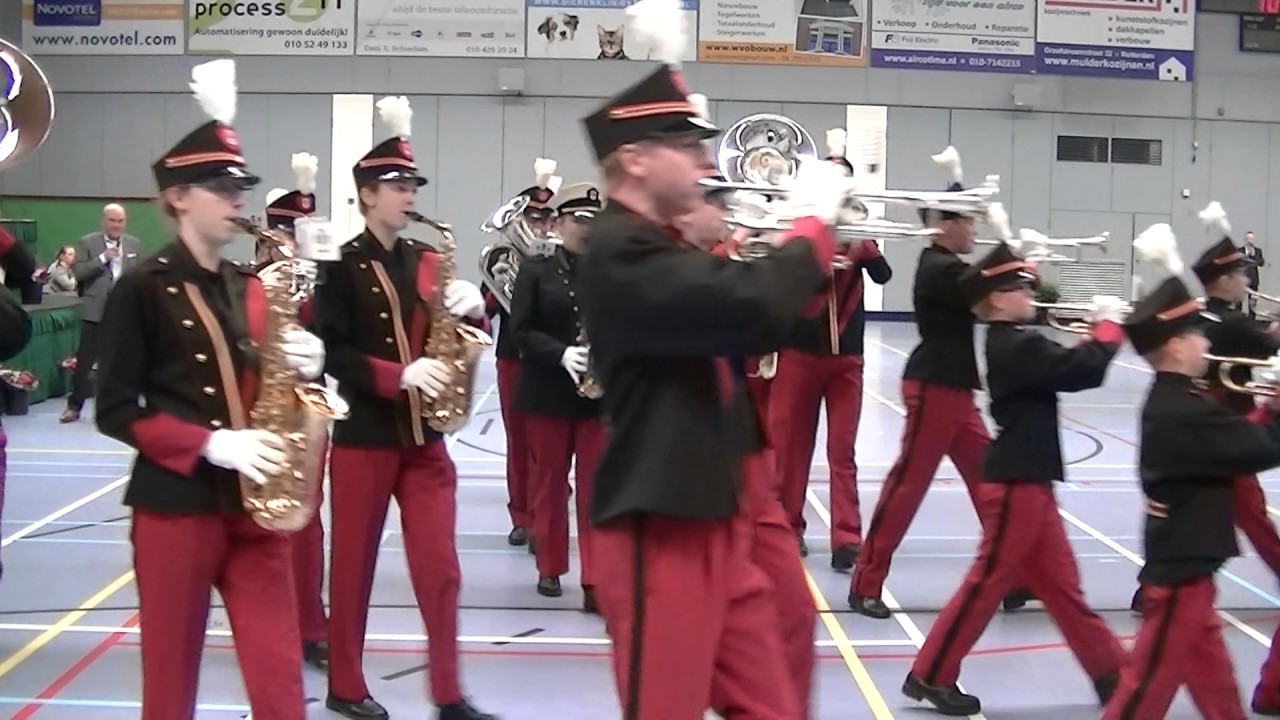 Jong Oranje IJsselmuiden mars concours Schiedam