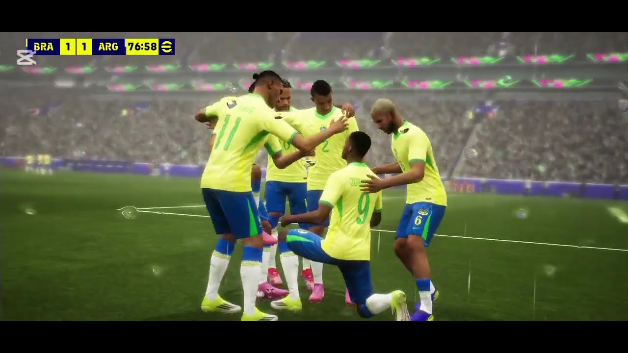 ​Argentina empezó ganando, pero Brasil tenía un plan... 🇧🇷🇦🇷    ⚽ 🔥 🎮 💎 