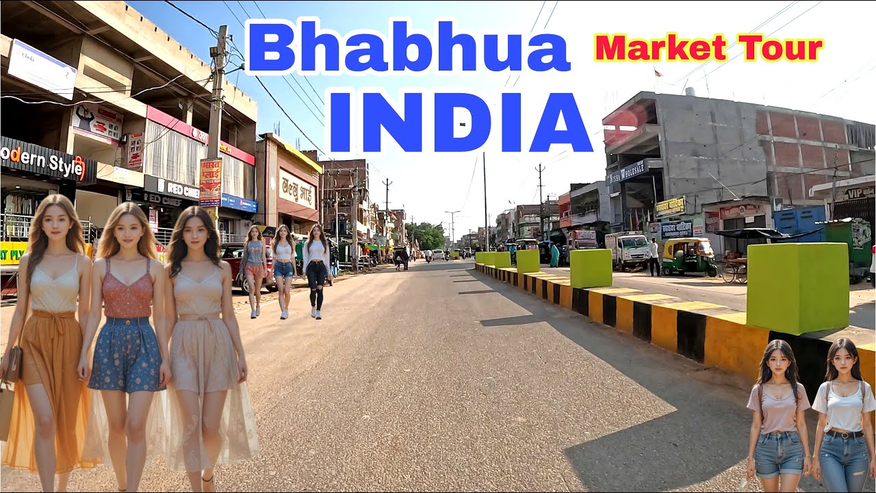 India 🇮🇳 Vlog | भभुआ बिहार मार्केट | Village Market | गाँव की दुकान |  2025 Vlog |  4K HDR |