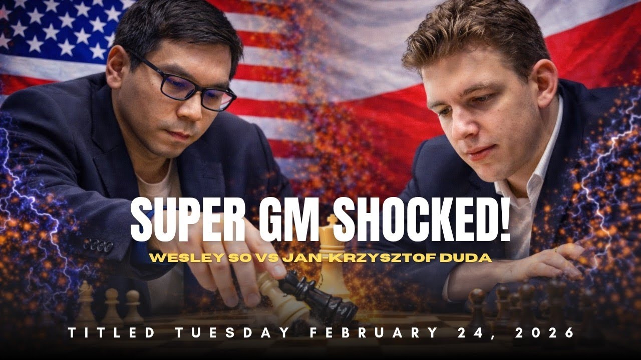 Wesley So vs Jan-Krzysztof Duda ❗ Caro-Kann Shock ❗ Titled Tuesday February 24, 2026