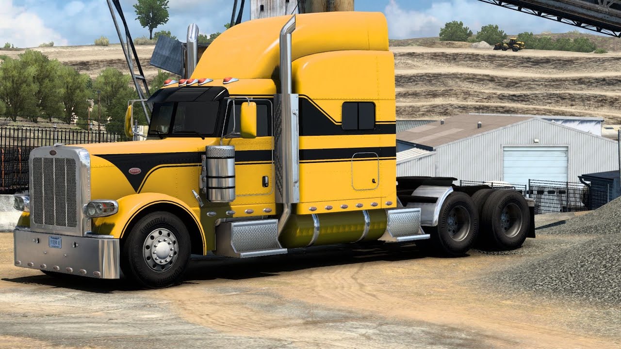 ATS - Peterbilt 389 Transporting a Dump Truck from Vernal