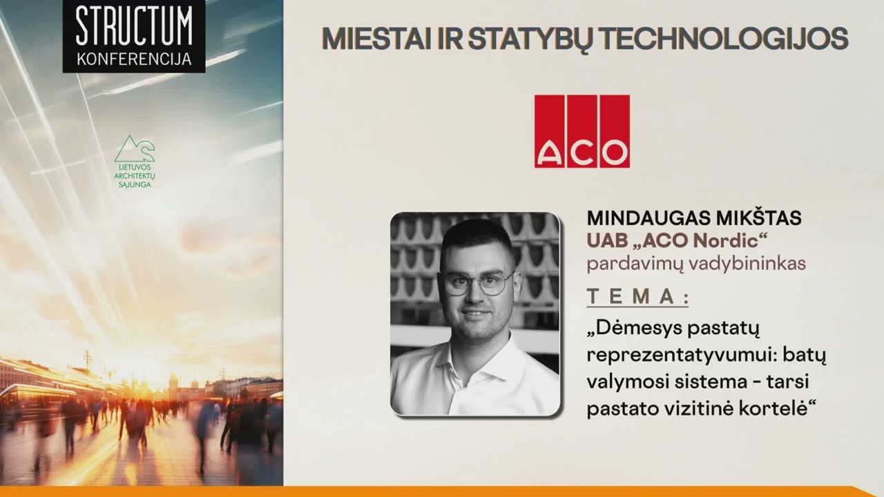Mindaugas Mik&scaron;tas (UAB &bdquo;ACO Nordic&ldquo;)