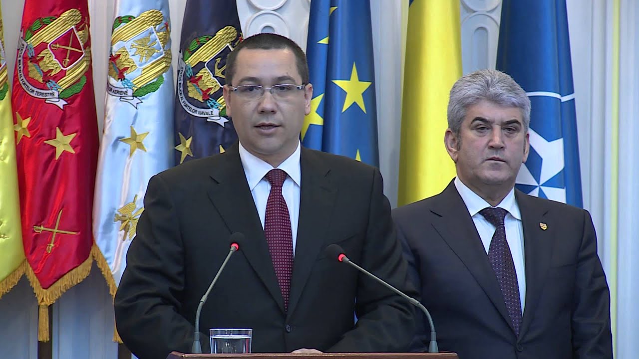 Primul-ministru Victor Ponta va susține o conferință de presă la MAPN