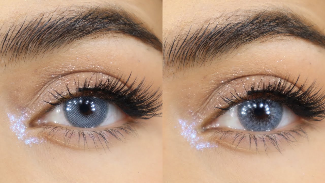 Обзор DESIO Romantic Blue и Icy Blue 2026 | Контактные линзы DESIO Blue для темных глаз!