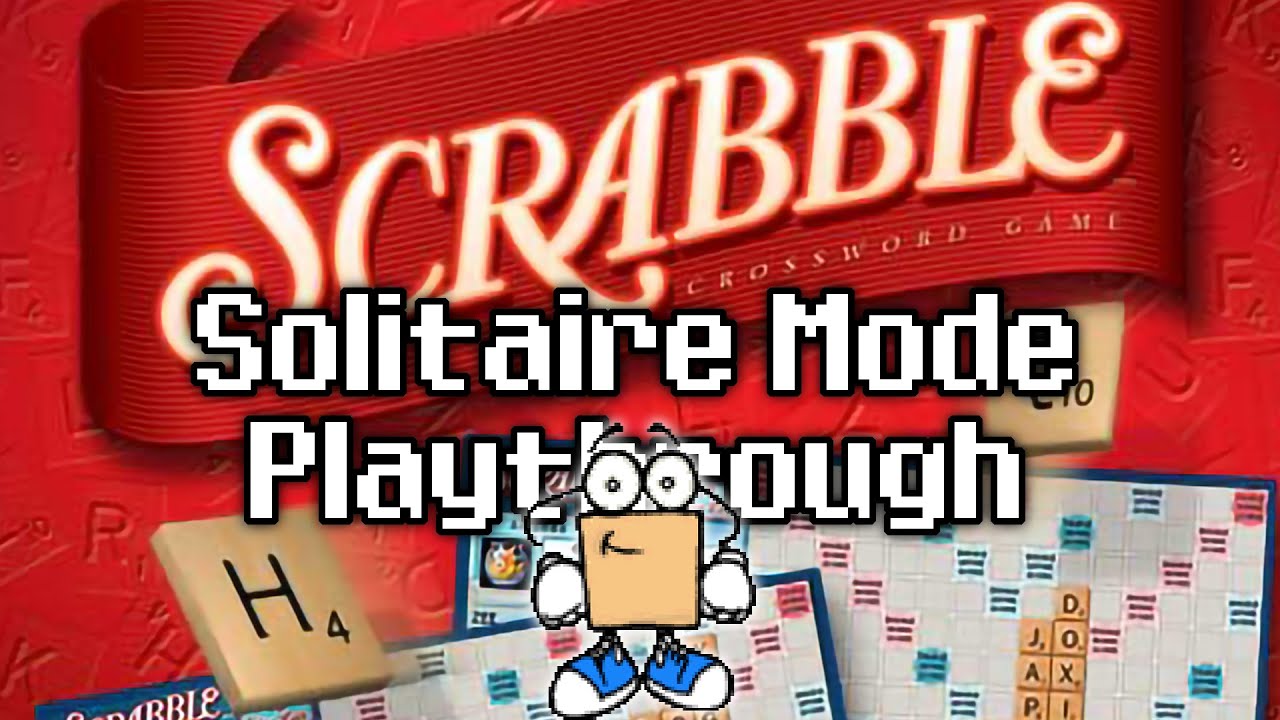 SCRABBLE (Funkitron) - Solitaire Mode Playthrough [3 Attempts]
