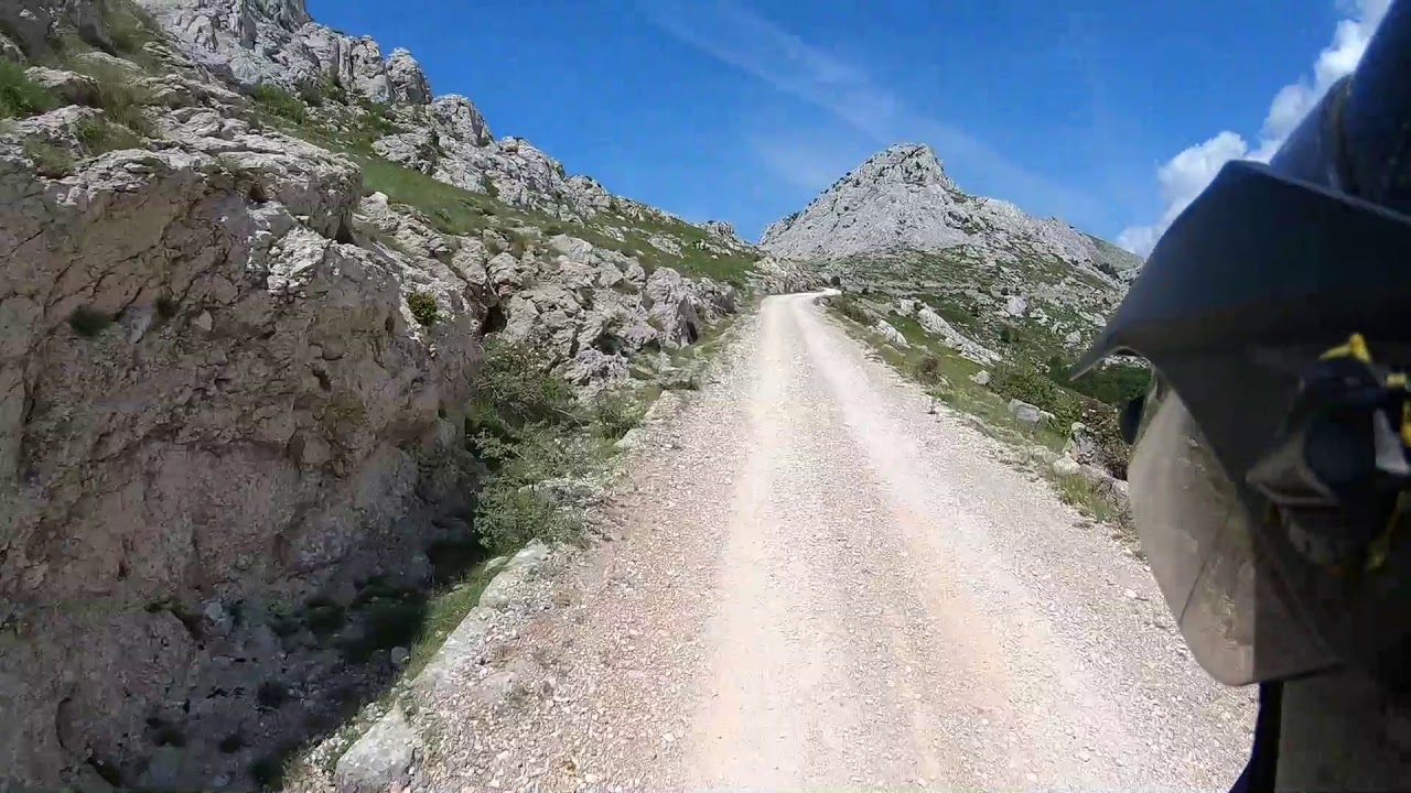 Ukázka trasy Chorvatské šotoliny 1