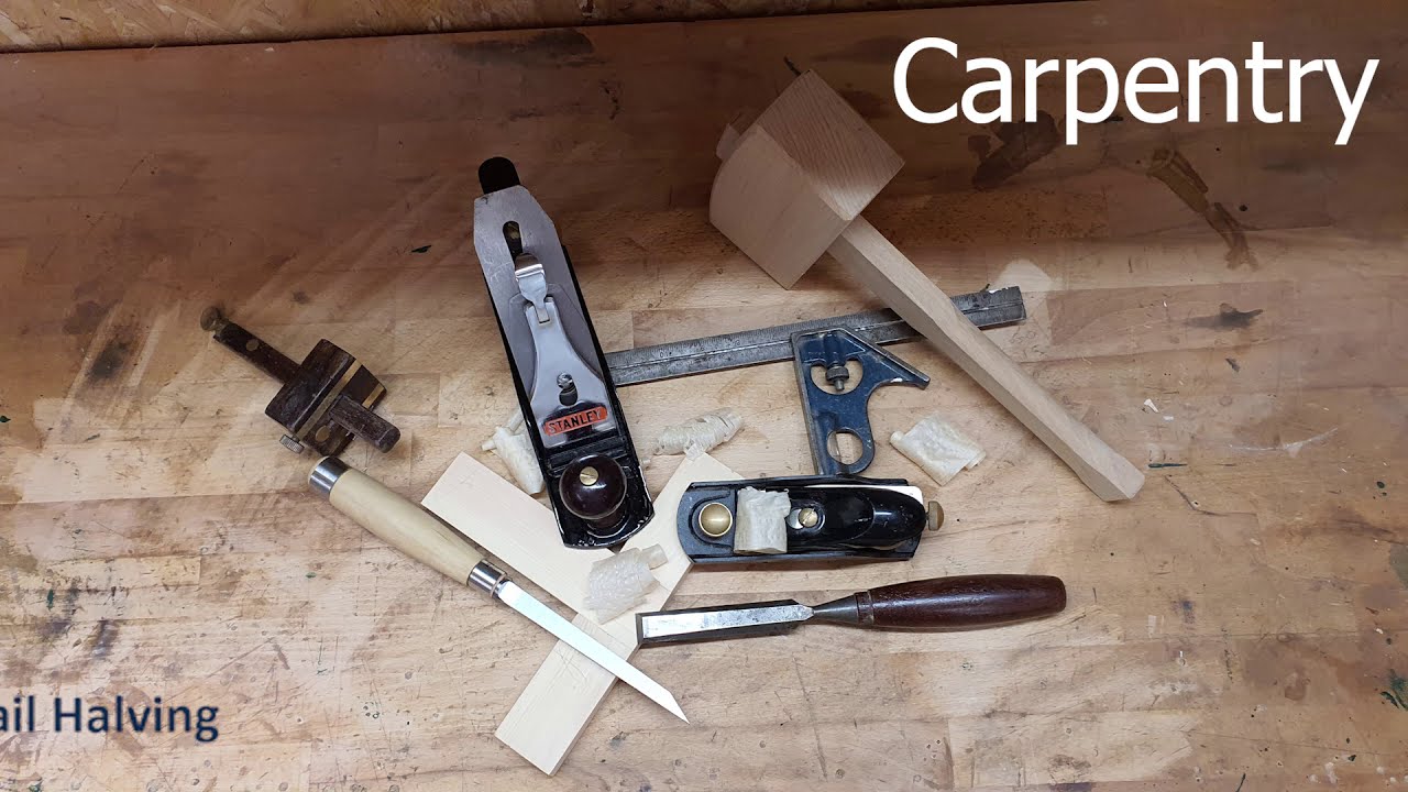 How to cut a dovetail halving