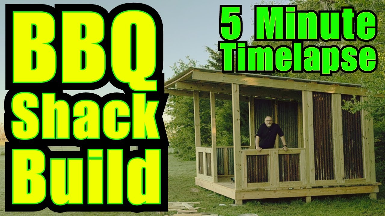 Epic BBQ Shack Build in 5 Minutes | Time-Lapse Construction